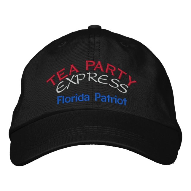 TEA PARTY EXPRESS - FLORIDA EMBROIDERED HAT (Front)