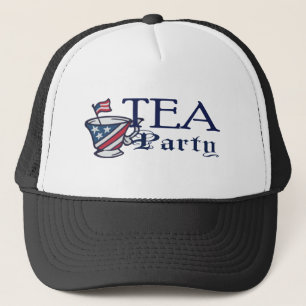 Tea Party Flag Political Trucker Hat