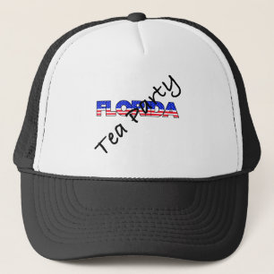 TEA PARTY FOR FLORIDA TRUCKER HAT