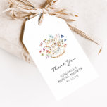 Tea Party Gift Tag<br><div class="desc">Let Your Special Day Blossom with Tea Party Gift Tag! This design features stunning hand-painted watercolor florals in hues of deep purple, dusty blue, and blush pink with sage greenery. Whether you're hosting a garden party or a cosy, intimate gathering, this beautiful gift tag design will bring a special touch...</div>