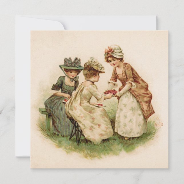 Tea Party Informal Invitation (Front)