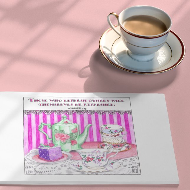 Tea Party Inspirational Postcard (Creator Uploaded)