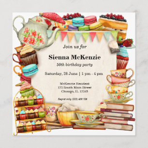 Tea party invitation