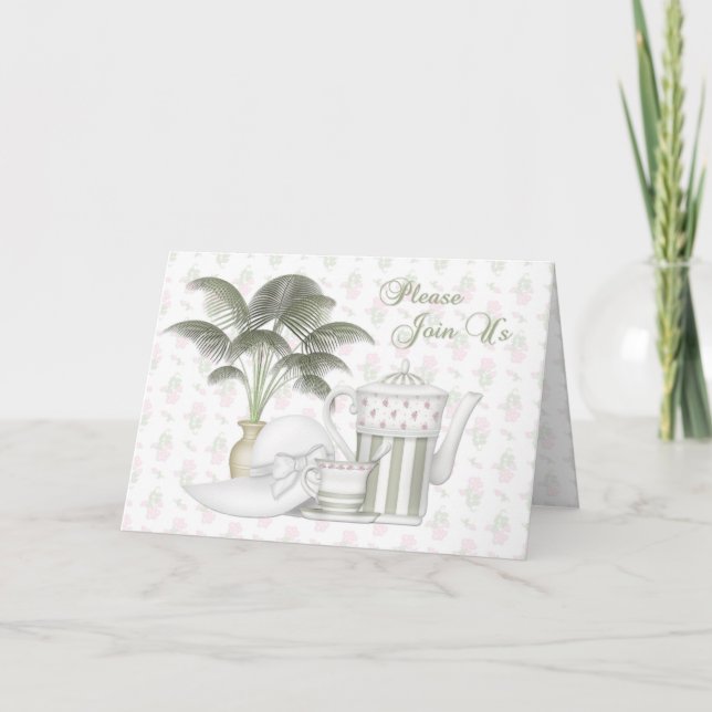 Tea Party Invitation (Front)