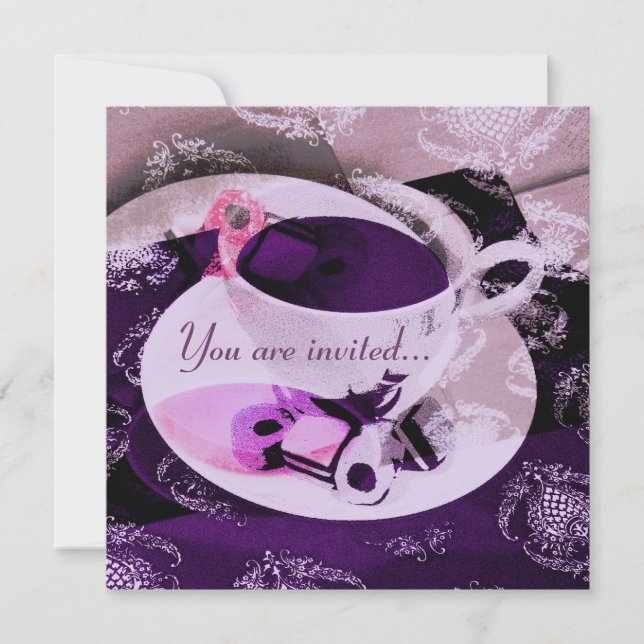 tea party invitation (Front)