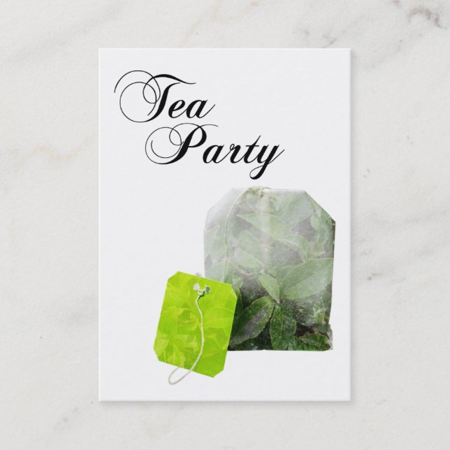 tea party invitations (Front)