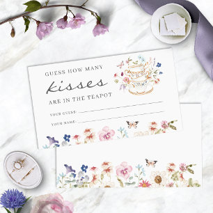 Tea Party Kisses Enclosure Card