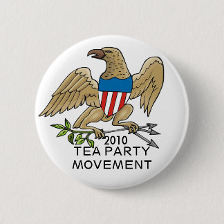 TEA PARTY MOVEMENT 6 CM ROUND BADGE