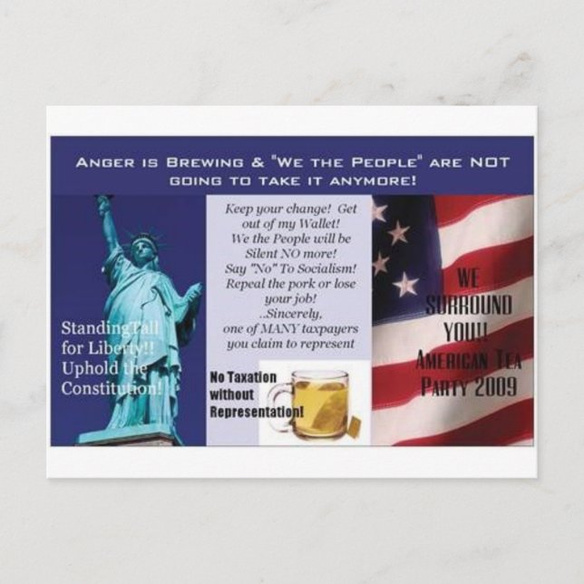 Tea Party Postcard (Front)