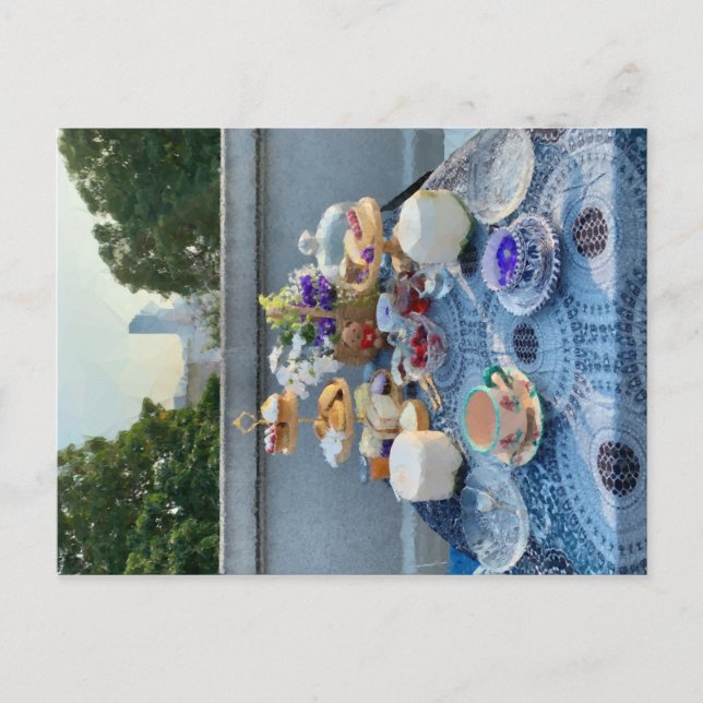 tea party Postcard (Front)