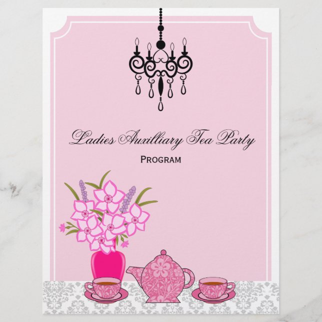 Tea Party Program (Front)