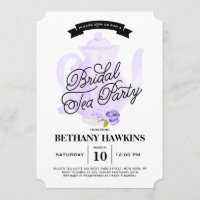 Tea Party Purple | Bridal Shower
