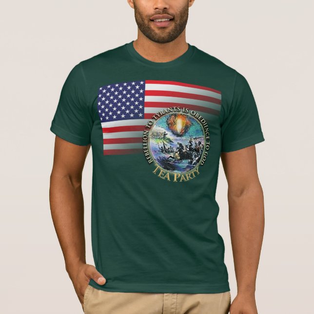 Tea Party Rebellion tee shirt (Front)