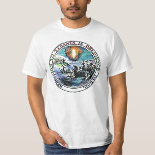 Tea Party Rebellion to Tyrants t-shirt