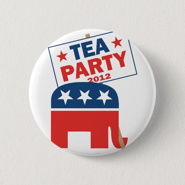 Tea Party Republican Button (Front)