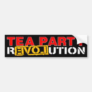 Tea Party Revolution Bumper Sticker