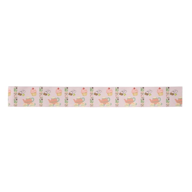 Tea Party Satin Ribbon (Front)