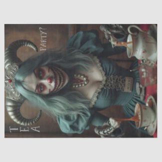 Tea Party Scary Alice Tissue Paper