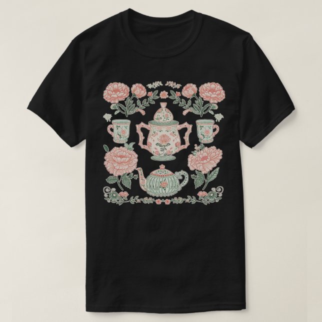 Tea Party Set T-Shirt (Design Front)