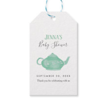 Tea Party Shabby Chic Baby Shower Thank You