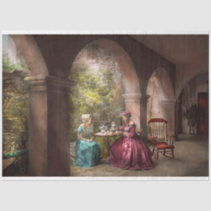 Tea Party - Sharing tea with Grandma 1936 Tissue Paper