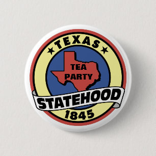 TEA PARTY STATE 6 CM ROUND BADGE