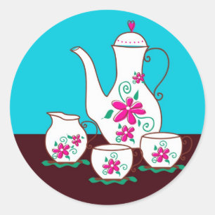 Tea Party Stickers