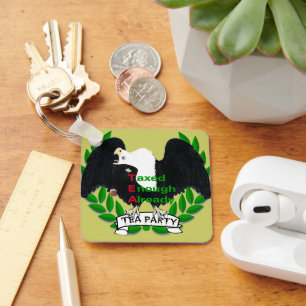 TEA Party Supplies Key Ring