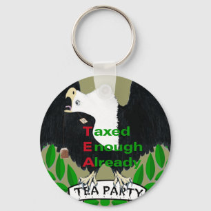 TEA Party Supplies Key Ring