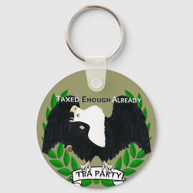 TEA Party Supplies Key Ring (Front)