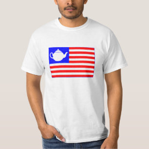 Tea Party Teapot Flag T-Shirt