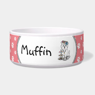 Tea Party Westie - West Highland White Terrier