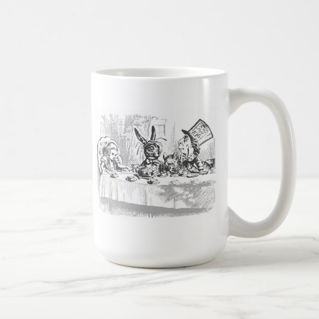 Tea Party with the Hatter Coffee Mug (Right)