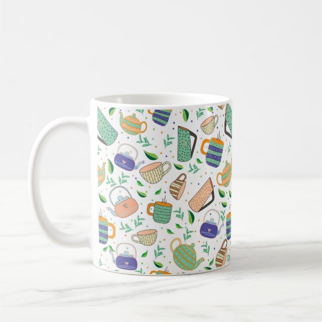 tea pattern Mug (Left)