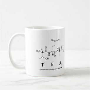 Tea peptide name mug