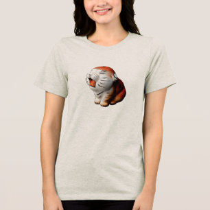 Tea Pet Tiger Tri-Blend Shirt