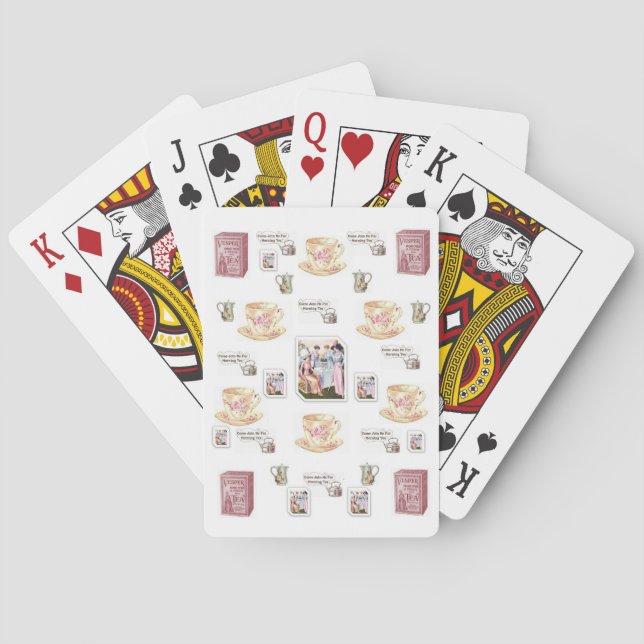 Tea Playing Card Deck (Back)