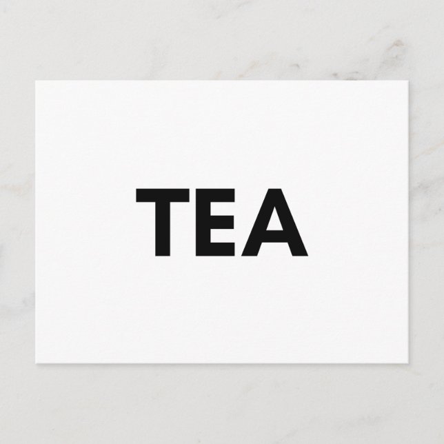 tea postcard (Front)