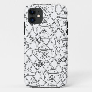Tea Pot Doodle iPhone 11 Case