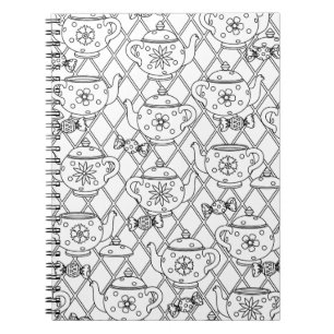 Tea Pot Doodle Notebook