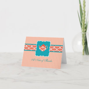 Tea Pot Thank You Note Card