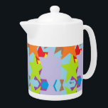 Tea Pots : Stars in The making<br><div class="desc">Graphics : Stars of Colours</div>