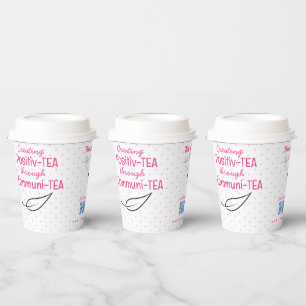 Tea Quotes Custom Paper Coffee Tea Paper Cups