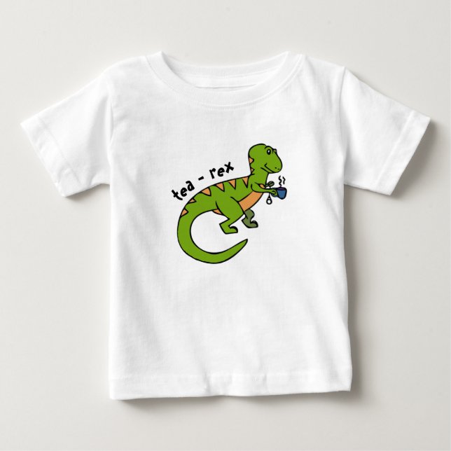 tea-rex baby T-Shirt (Front)