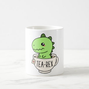Tea-Rex Cute T-Rex Dinosaur Kawaii Funny Dino Pun Coffee Mug