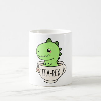 Tea-Rex Cute T-Rex Dinosaur Kawaii Funny Dino Pun Coffee Mug