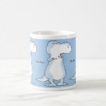 TEA REX dinosaur by Boynton Coffee Mug<br><div class="desc">A refined Tyrannosaurus (who goes by "Tea Rex") enjoys a cup of fine tea. Few people are aware of this guy's sensitive side.</div>