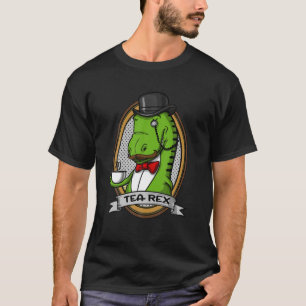 Tea Rex Dinosaur Rex Funny Joke Men Boys T-Shirt