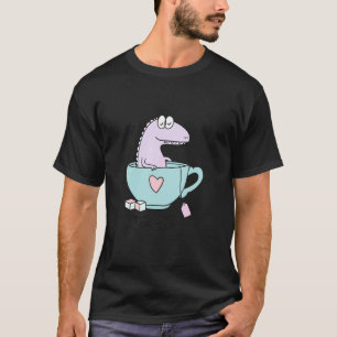 Tea-rex Funny Dinosaur T Shirt