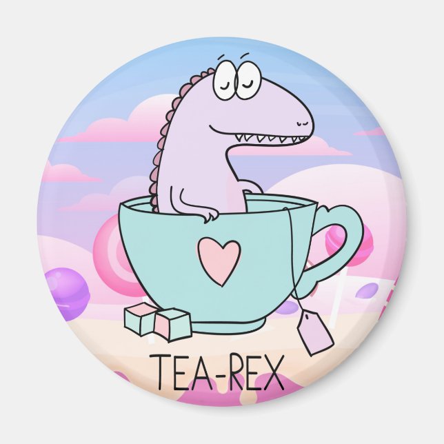 Tea Rex Magnet (Front)